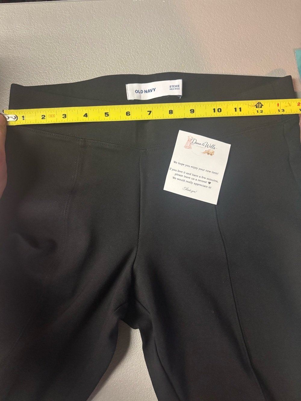 Old Navy Black High Rise Pants - Picture 6 of 10